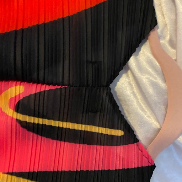 Dressed in LALA Black and Vibrant Abstract Midi Dress - Picture 4 of 4